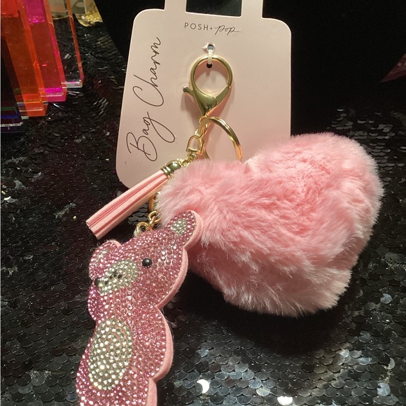 Pink Heart Key & Card Holder - Picture 7 of 8